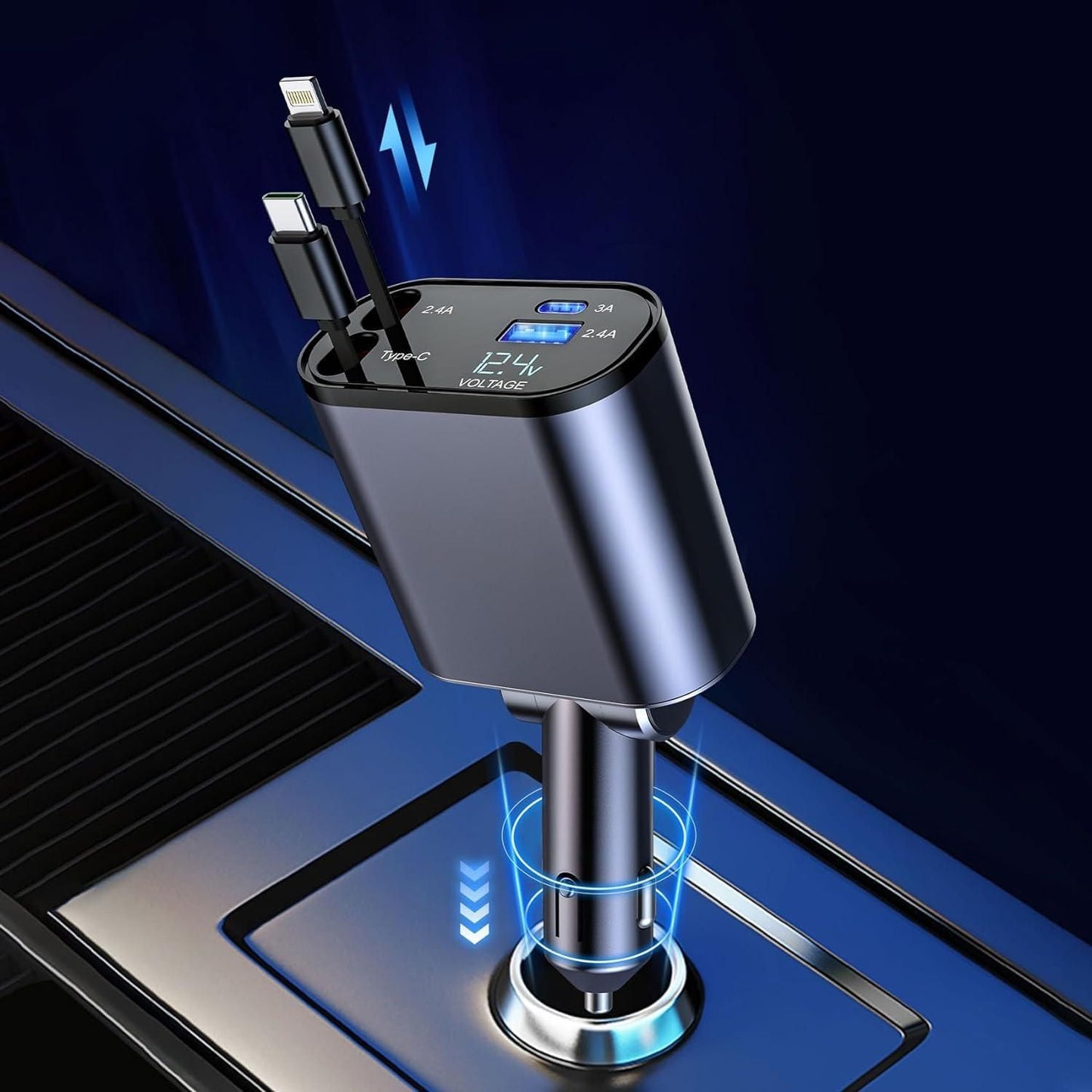 Bumble - 4 in 1 Retractable Car Charger