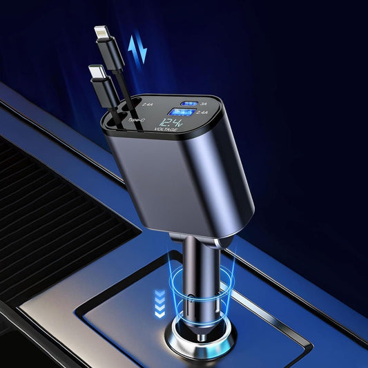Bumble - 4 in 1 Retractable Car Charger